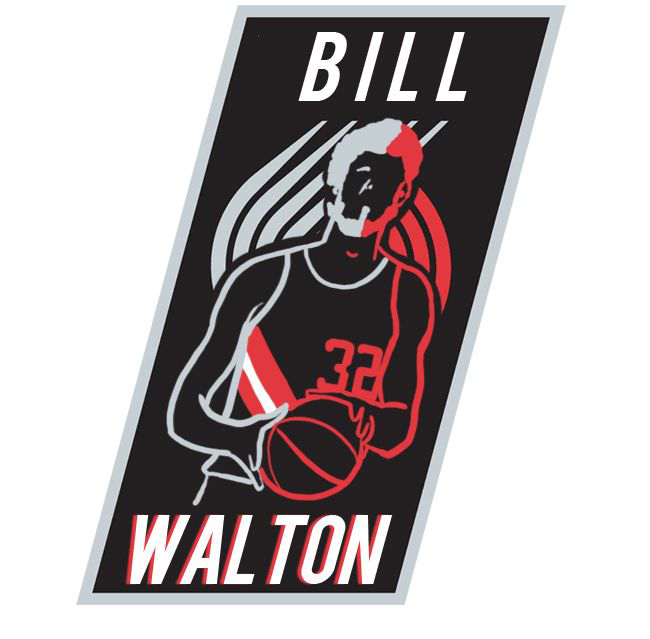 Portland Trail Blazers Bill Walton Logo DIY iron on transfer (heat transfer)